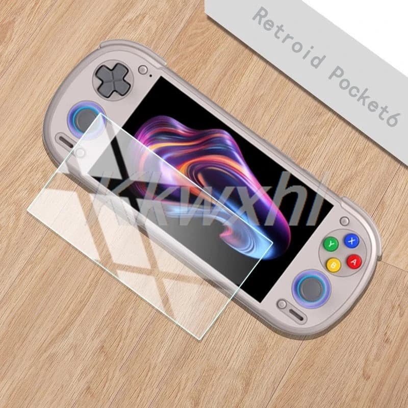 1/2PCS PER Retroid Pocket 6 Console di gioco portatile 5.5 "Vetro temperato SU RP6 Pocket6 9H Pellicola protettiva per schermo