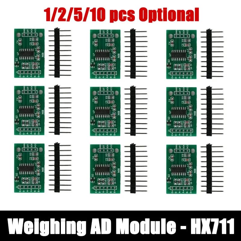 HX711 weighing module with digital electronic scale load cell sensor, Arduino DIY kit, high precision weighing sensor