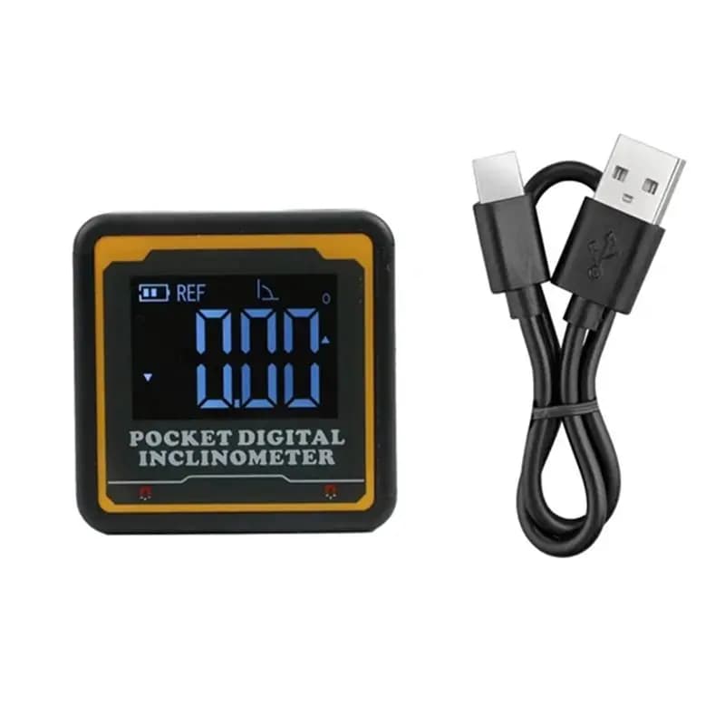 A53Q-Digital Angle Gauge Magnetic Protractor Inclinometer Level Angle Finder Angle Level Box