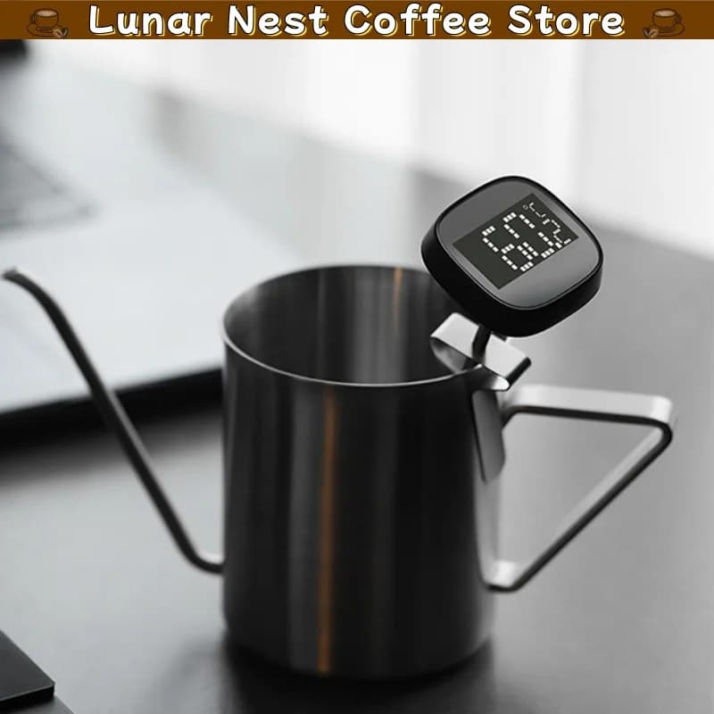 Mhw-3bomber Digital Thermometer Probe Instant Read Lcd Display 0.1℃ Accuracy For Espresso Milk Frothing Pour Over Coffee Gift