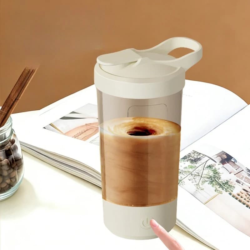 Electric One Touch Portable Automatic Mixing Cup Shaker Suitable for Coffee Protein Powder Fitness Sports Drinks