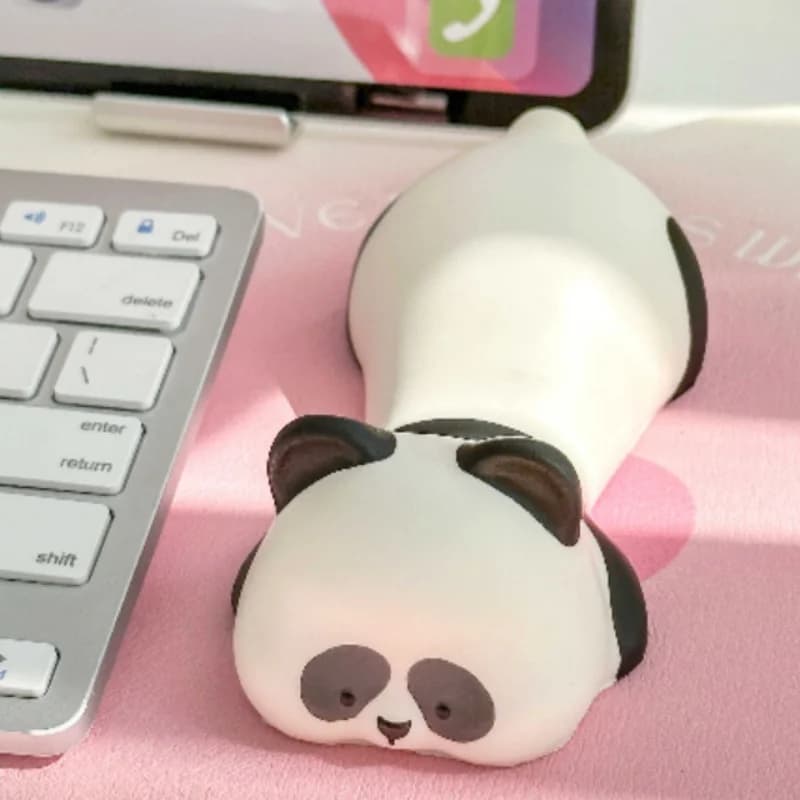 Tappetino per mouse morbido e elastico con supporto per il polso, grazioso cuscino da scrivania per ufficio, supporto decompressivo per il polso e la mano