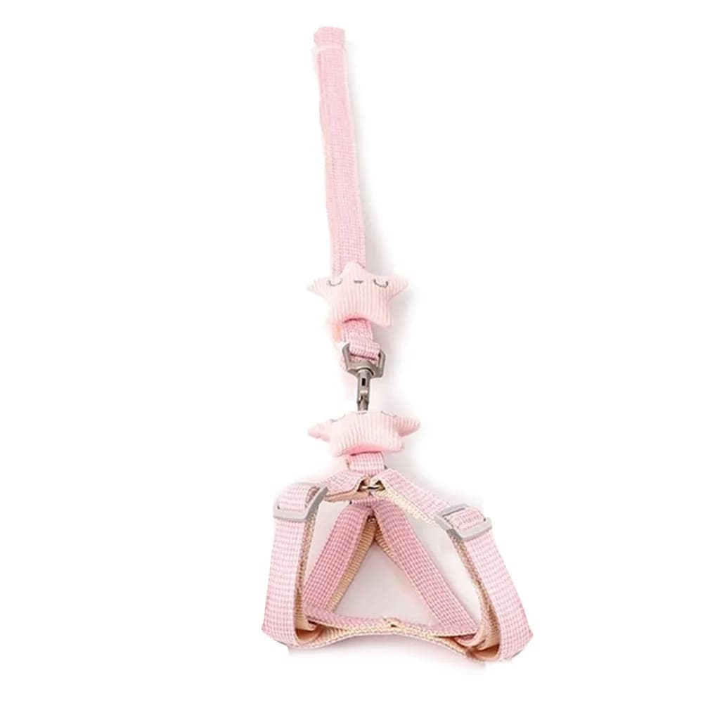 Safe Walking Breathable Cat Harness Lightweight Adjustable Dog Harness Soft Anti‑Escape Cat Walking Harness Pet Travel