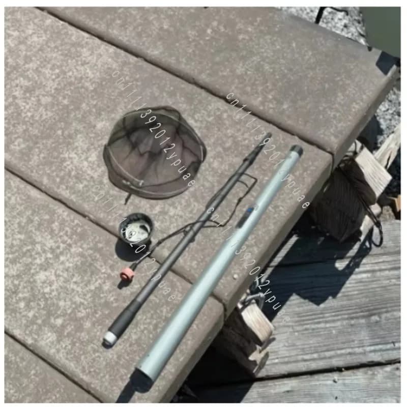 4.2 Meter Automatic Telescopic Fishing Landing Net, Aluminum Alloy Ultra Light Portable Fishing Tool for Angling