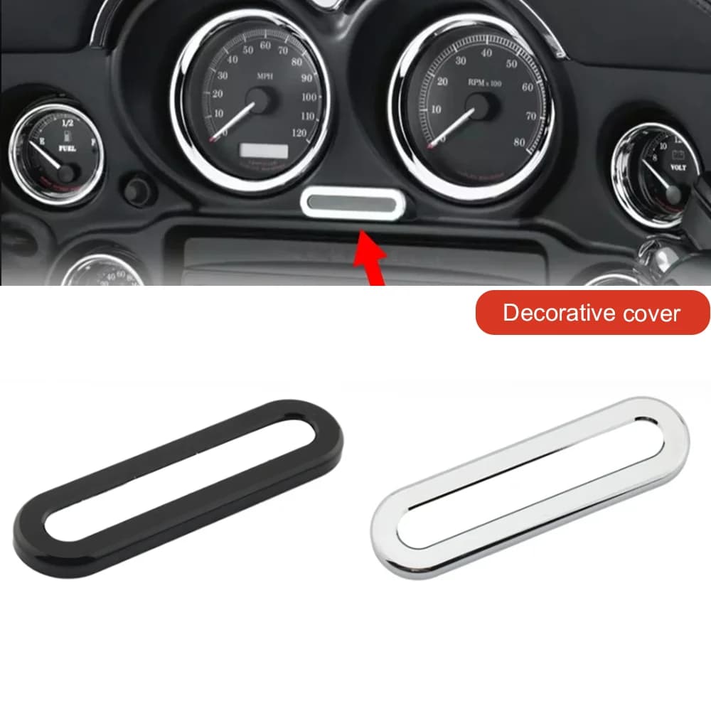 For Harley Touring Road Glide Softail Sportster 1996-2013 Motorcycle Speedometer Indicator light decorative cover Accessories