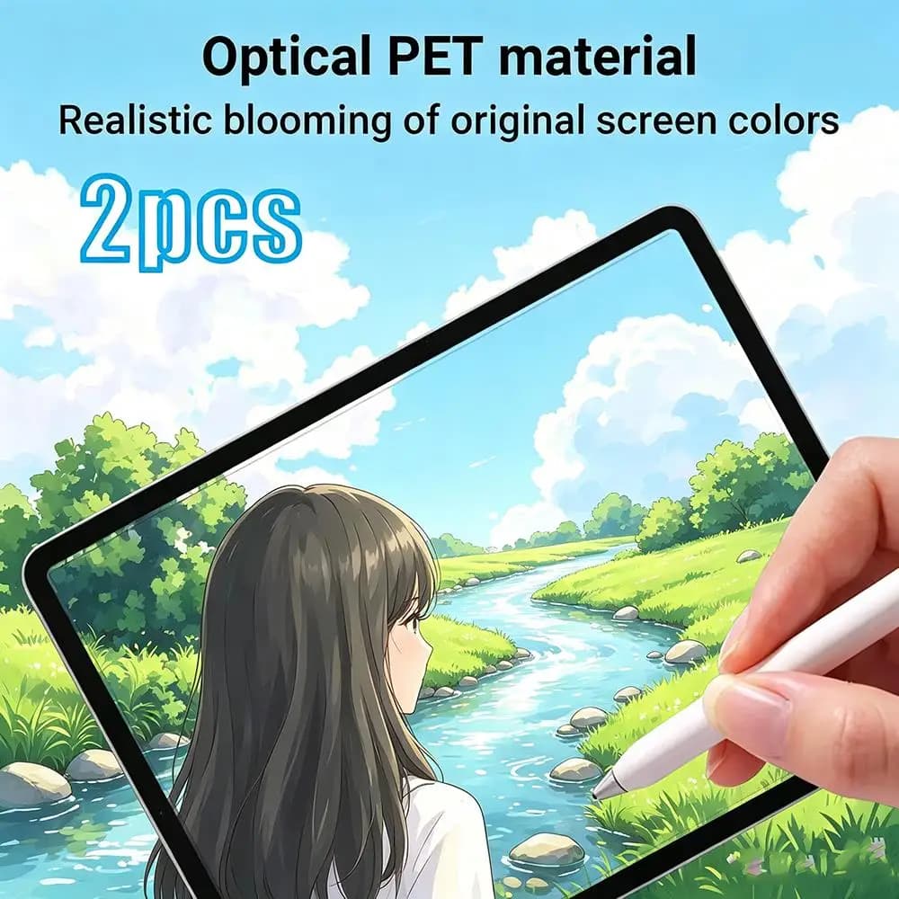 2PCS Tablet Writing Film Screen Protectors for Apple iPad Air 3 11 13 Mini 6 5 4 3 Pro 11 2024 Pet Matte Screen Protector Films