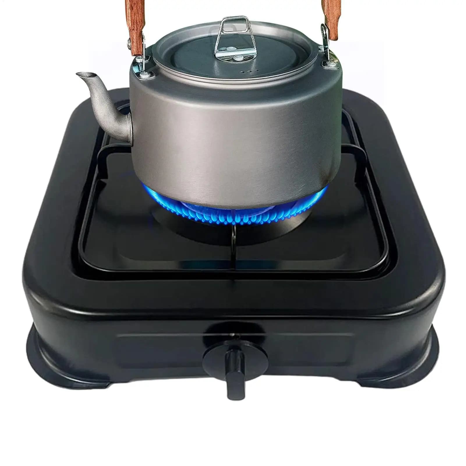 Fornello da campeggio Fornello da campeggio a fuoco singolo per attrezzature da cucina ad alta efficienza per esterni per la cucina del cortile domestico
