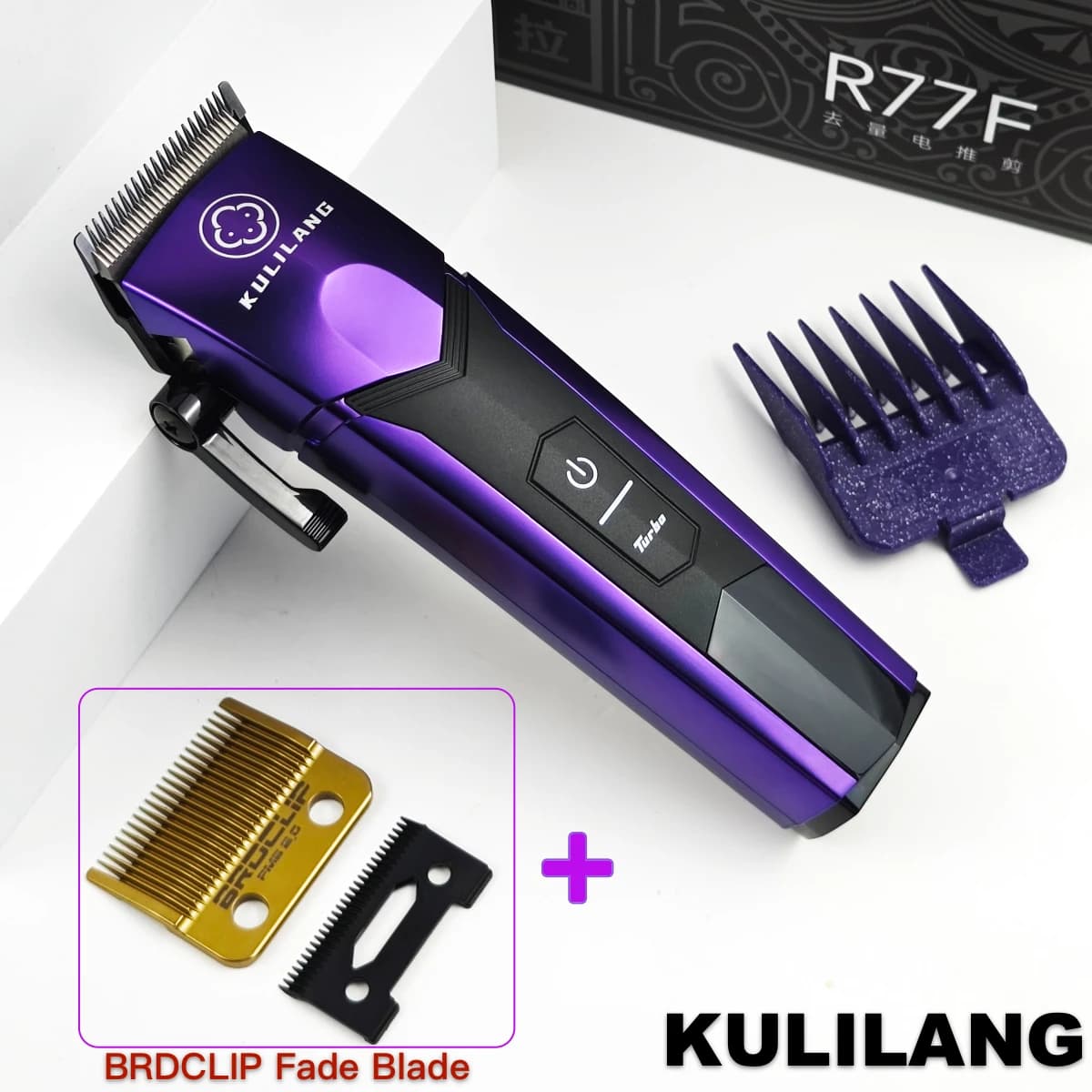 R77F haircuts with spare blade haircuts for men rechargeable professional muslimilang Madeshow