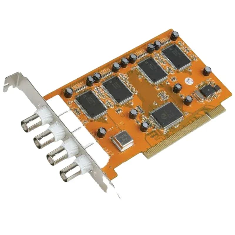 Scheda di acquisizione video AV/S da PCI a 4 porte Trident SAA7134HL Chip VC4000 per riunioni video educative ospedaliere