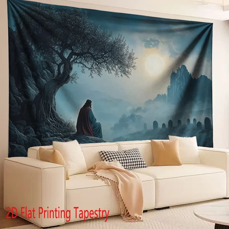 Large Decorative Canvas Tapestry Wall Hanging Print Landscape Room Decor Scenic Picture Art for Living Room