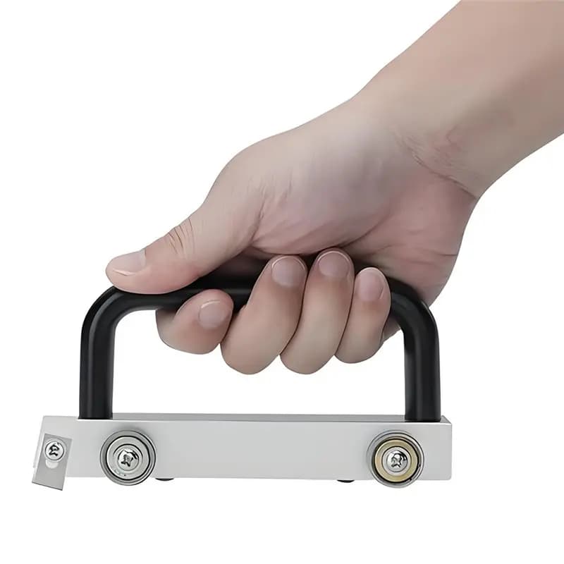 AB34-Sports Floor Groove Cutter Wheel Slotted Manual Slotting Knife Vinyl Floor Groover Construction Tools