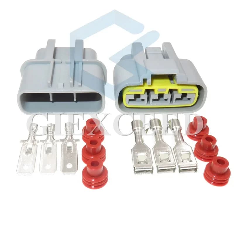 Assemblaggio CA a 3 pin Impermeabile QLW-A-3F-B QLW-A-3F-GR Connettore Elettrico automobilistico Spina sigillata Presa cavo ventola automatica