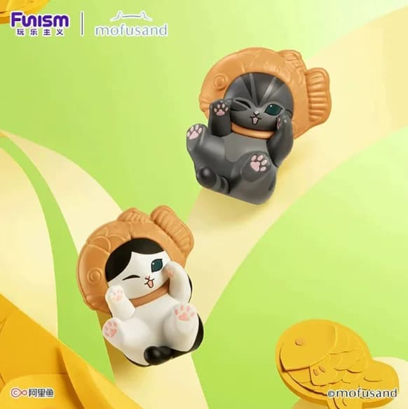 Nuova Serie Originale Mofusand Lucky Cat Blind Box, Figurine Anime Mofusand, Miniature di Gattini Carini, Giocattoli di Tendenza