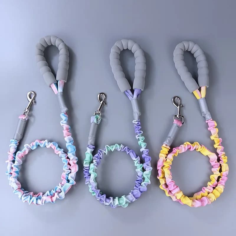 Guinzaglio per cani mimetico colorato, resistente alle esplosioni, con comoda impugnatura anti-morso, per passeggiate e addestramento, accessori per animali domestici