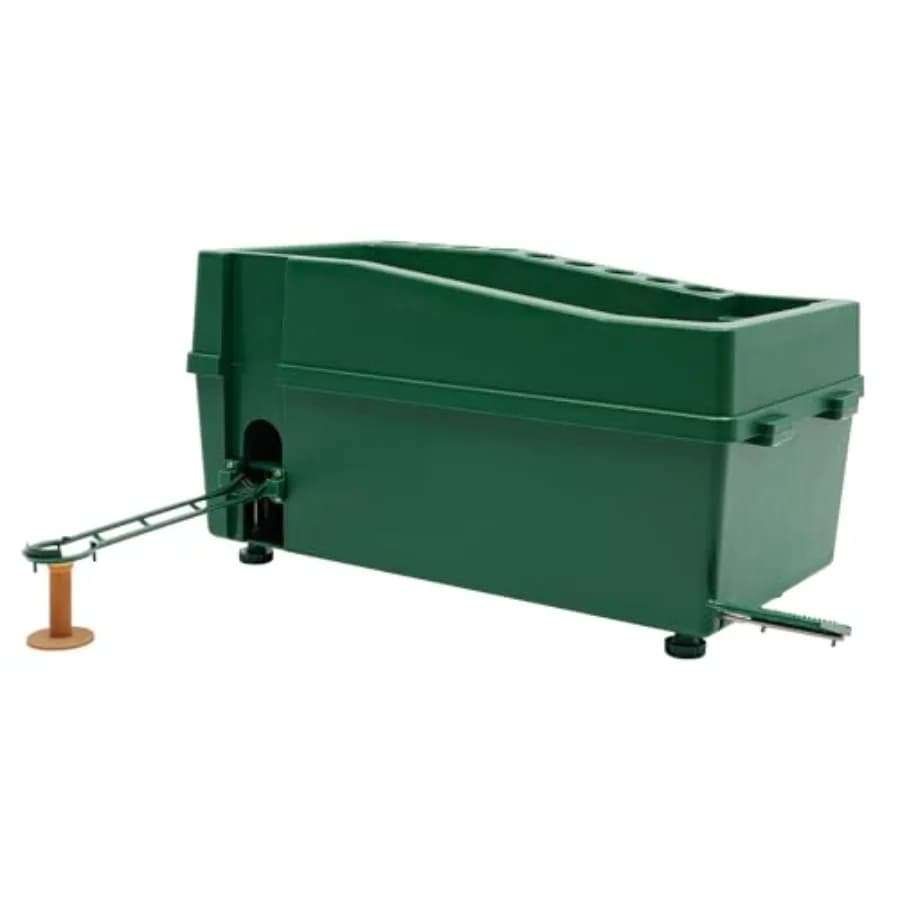 Dispenser Automatico di Palline da Golf Verde per Allenamento e Gioco, in Plastica Resistente, Nero, Senza Alimentazione Elettrica, Design Compatto, Ideale
