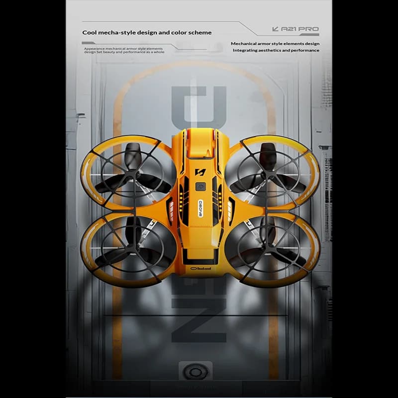 A21 large screen aerial drone, brushless quadcopter, children's toy, anti fall and anti collision remote-controlled airplane