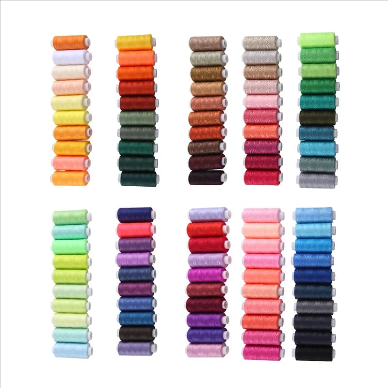 AFOURT-Set di filo da cucito 100 colori 250Yd ciascuno Kit di filo in poliestere per cucire a mano o a macchina