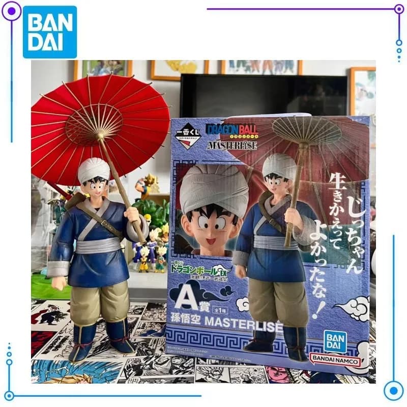 Disponibile Dragon Ball Bandai Ichiban Masterlise Son Goku A Accessory Kit Action Figure Giocattolo da Collezione Regalo Ornamento da Scrivania