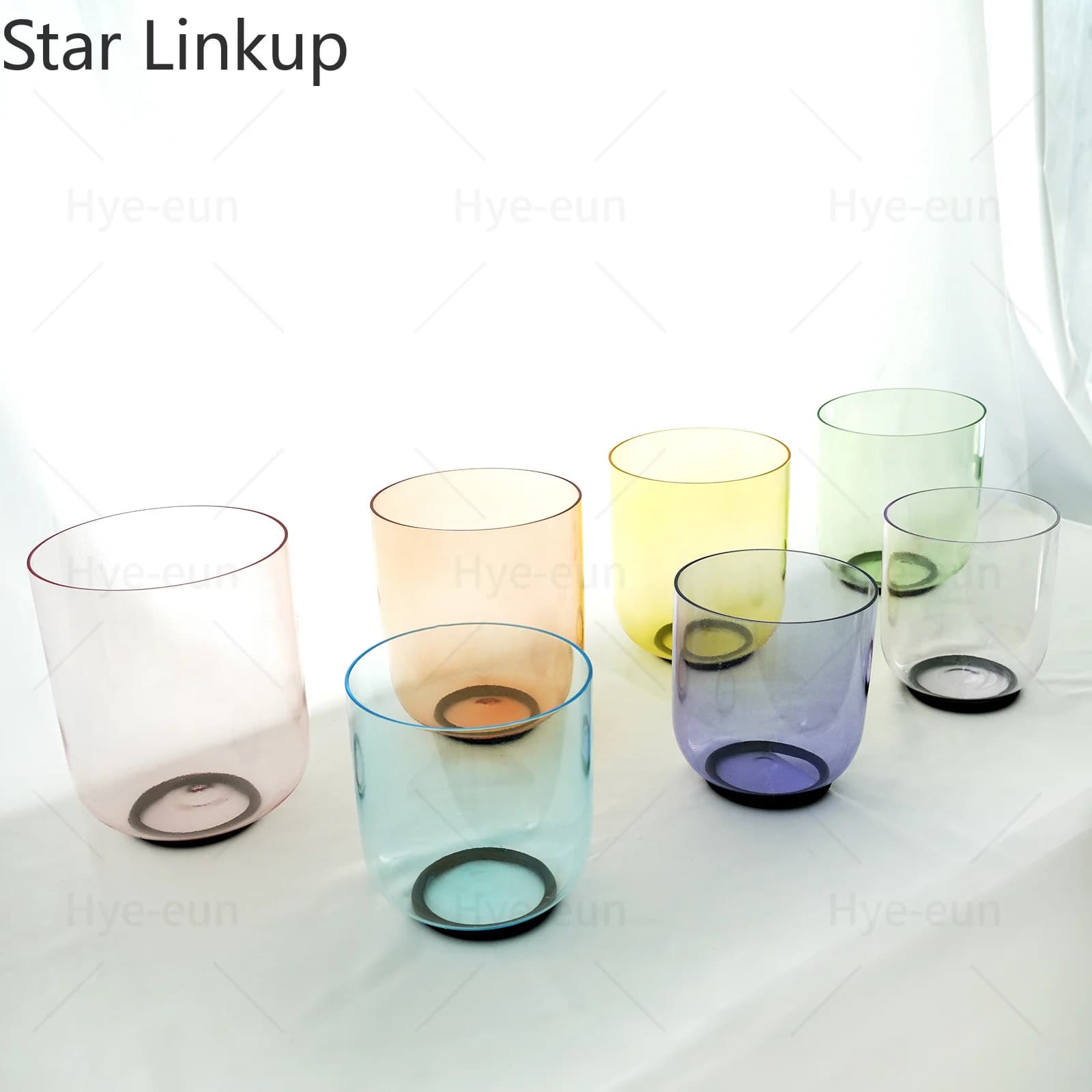 Star Linkup 6 Inch Naturally Tinted Clear Quartz Crystal Singing Bowl, Produces Soft Resonance for Yoga Practice and Professional Sound Healing Therapy, Free Matching Mallet Offered as Gift