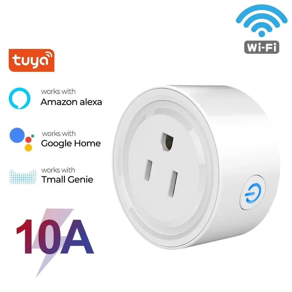Tuya Wifi Smart Plug US UK JP Standard socket Wireless remote control Smart appliances Works with Alexa Google Home
