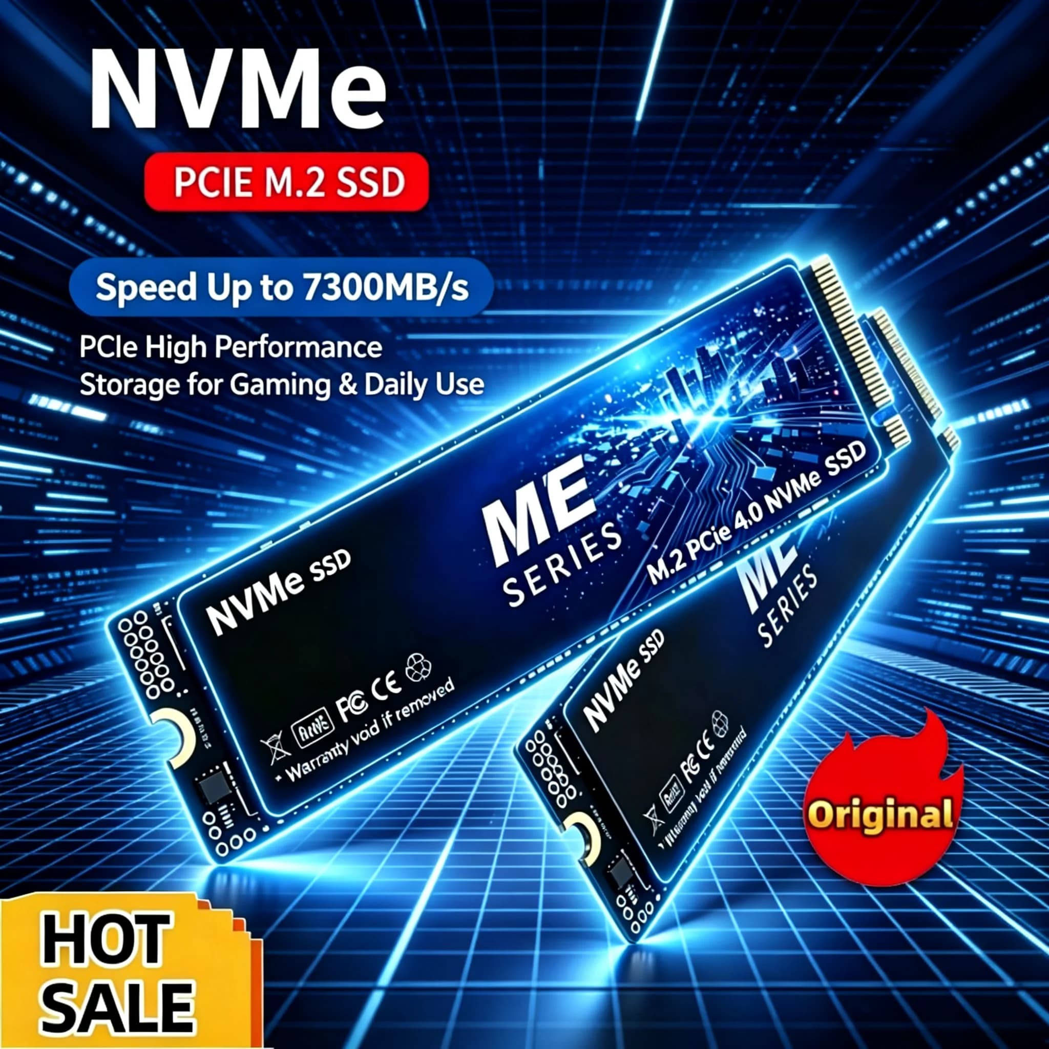High Speed PCIe4.0 M.2 NVMe SSD 1TB 2TB 4TB TLC 3D Internal Storage Upgrade Disk for PS5 Gaming Desktop Note