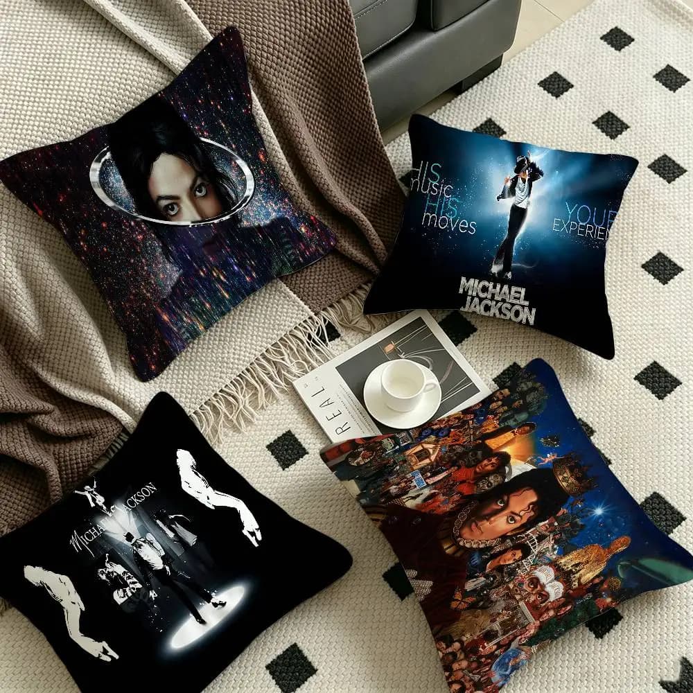 Singer Michael J-Jackson Pillowcase toon Gift Cushion Cover Bedroom Home Sofa Chair Seat Decor pillow case