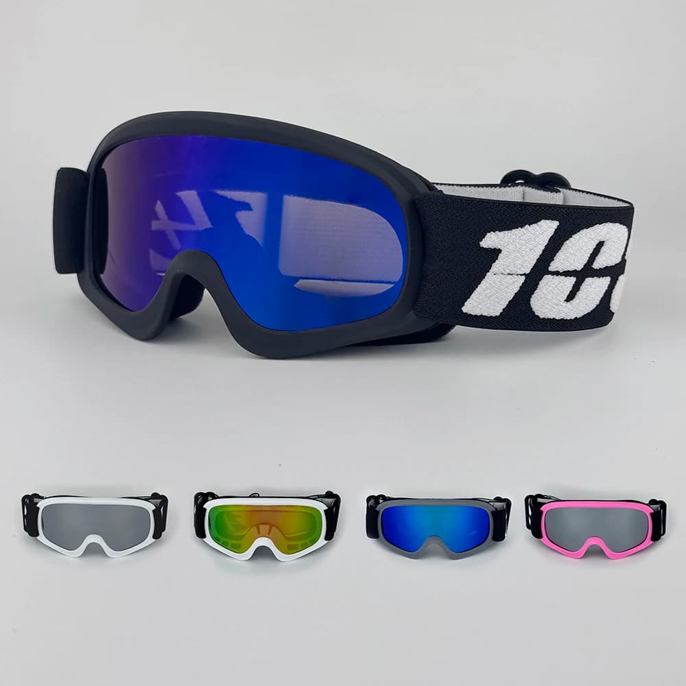 Occhiali da sci per bambini 4-15 anni Occhiali da snowboard professionali antiappannamento per bambini Doppio UV400 Occhiali da maschera da sci per bambini