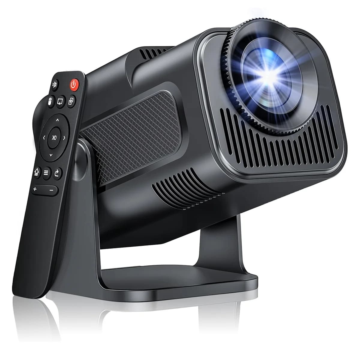 Proiettore HY320 Mini, nuovo, nativo 720P, supporto 4K, Android 11, con Wi-Fi e Bluetooth 5.0, per cinema all'aperto e portatile per la casa.