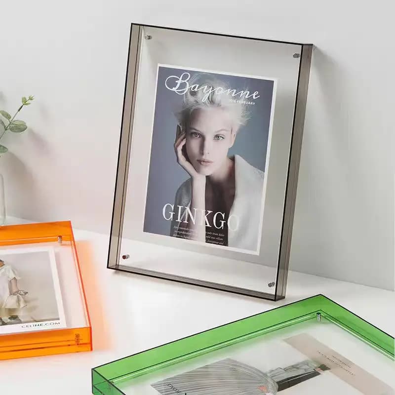 Cornici in acrilico trasparente per la decorazione della parete nel soggiorno e nella camera da letto Decorazioni per la casa Cornice per foto con pittura per poster fai da te