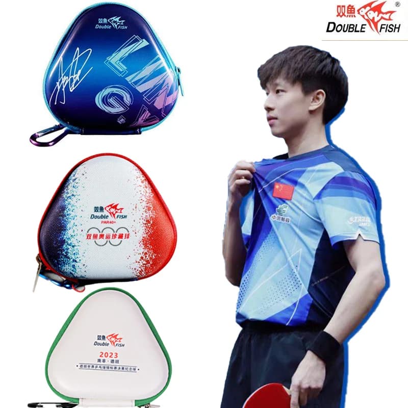 Palline da Ping Pong Double Fish 40+ in ABS, Nuovo Materiale, Palline da Tennis da Tavolo con Cucitura, Collezionabili, Commemorative, per Competizioni e Allenamento