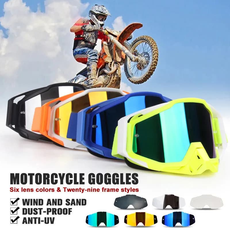 Nuovi occhiali protettivi Bickcles sport all'aria aperta occhiali da vista antipolvere antivento occhiali da Snowboard da sci Motocross controllo antisommossa 1
