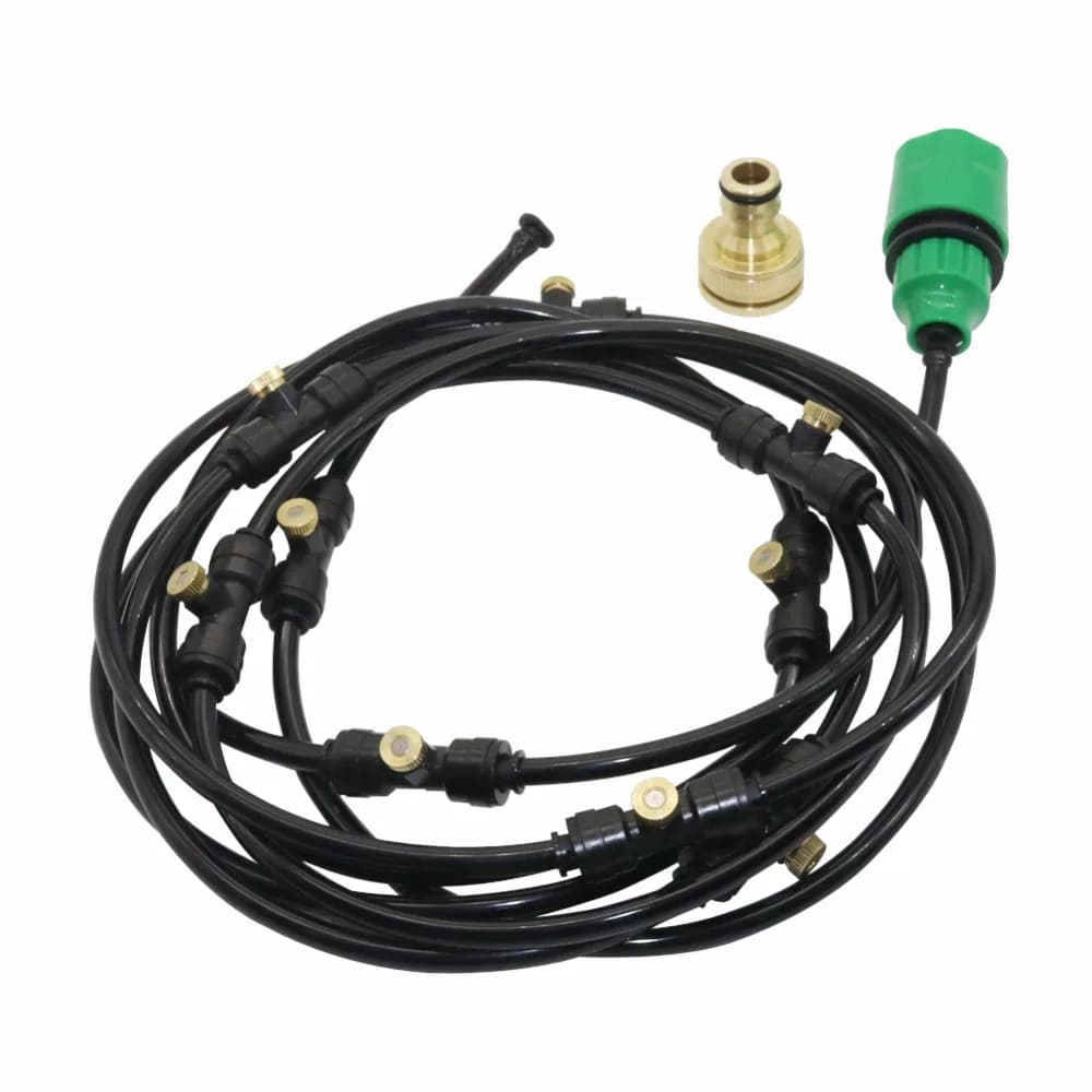 Kit sistema di irrigazione da giardino irrigazione automatica gocciolatori di irrigazione strumenti 20m 4/7mm tubo 30 pezzi ugello a bassa pressione con te
