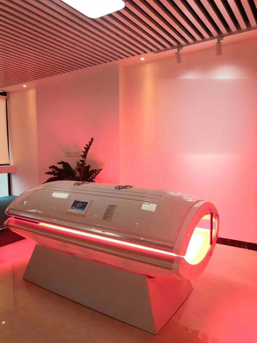 Lettino per Terapia a Luce Rossa SLyric, Trattamento di Bellezza per Sbiancamento della Pelle, Lettino Spa per Collagene, Camera Sauna Commerciale per Ringiovanimento Completo del Corpo