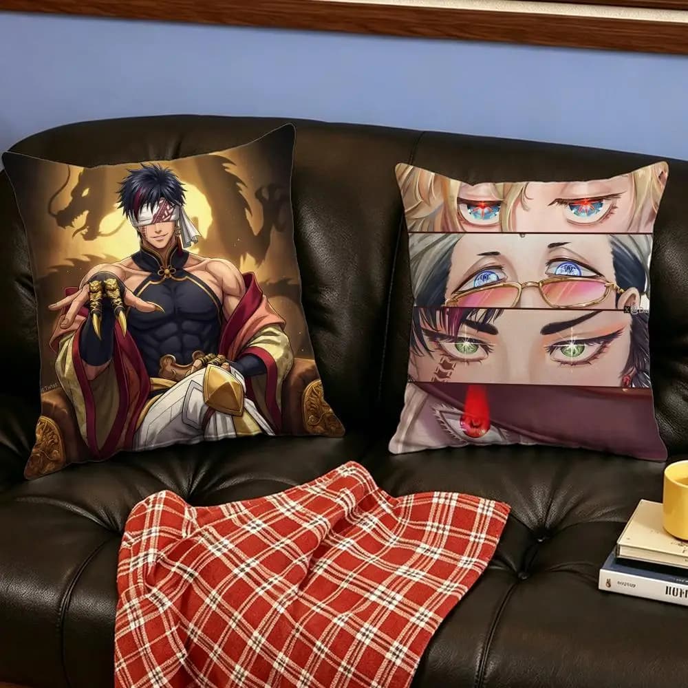 Anime R-Record O-Of R-Ragnarok Cushion Cover Home Decor Cushion Cover Soft Throw Pillowcase for Sofa Bedroom Outdoor Use