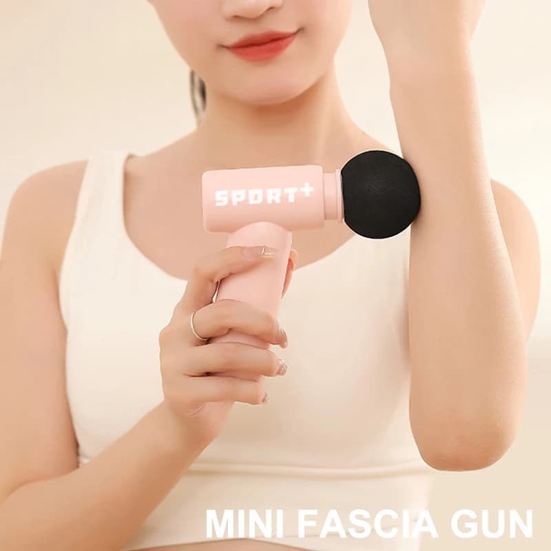 New Portable Mini Fascia Gun Massage Gun, Multi-Level Vibration Muscular Massage for Muscle Relaxation