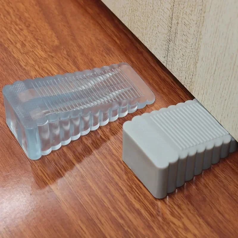 Fermaporta in Silicone di Sicurezza - Fermaporta Anticollisione Mobile per Protezione Porta d'Ingresso