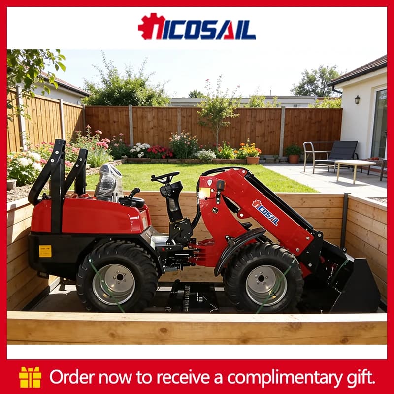 Sollevatore Telescopico Industriale: Funzionamento Sicuro, Ecologico, Certificato CE, Mini Telehandler