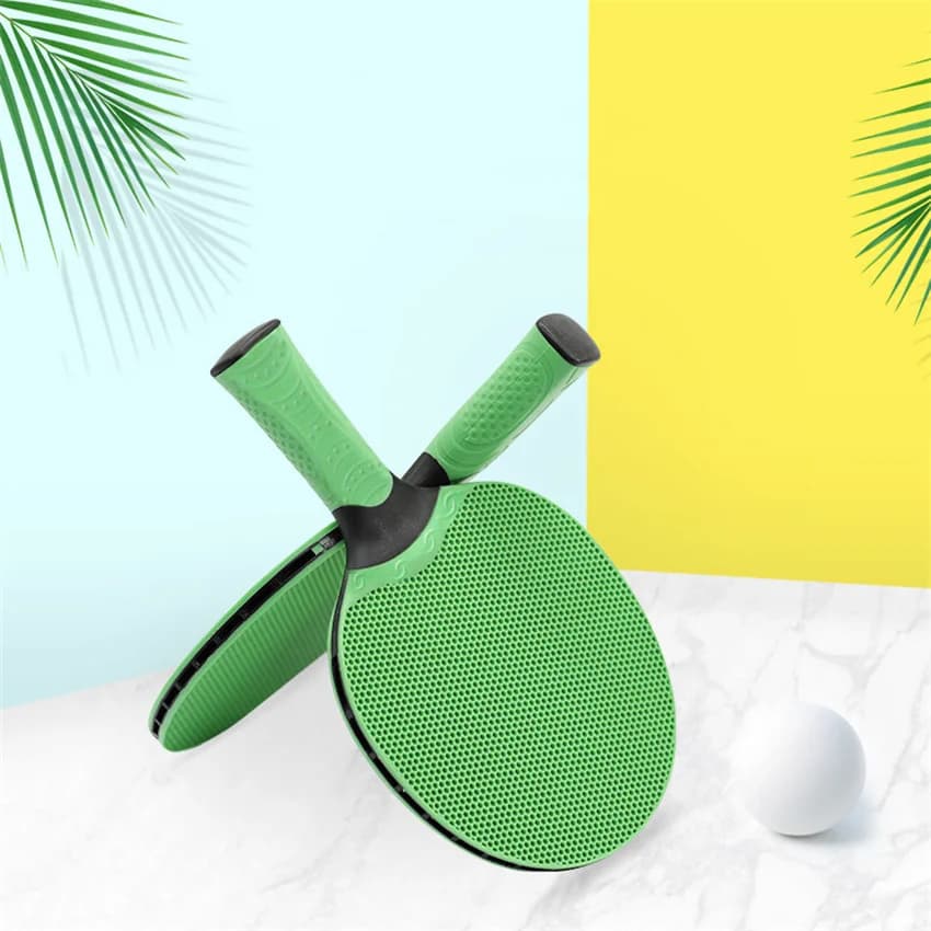 New design single piece ping pong molding silicone ping pong material soft rubber ping pong rack for family