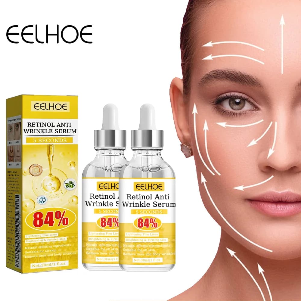 Anti-wrinkle serum to retinol Anti aging Face Lifting Shaping Thin Lines Hydrating Skin Care Serum Hyaluronic Acid Face