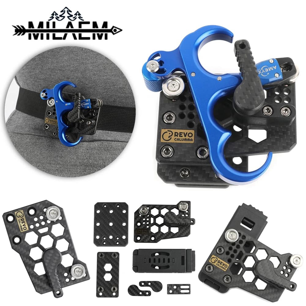 Archery Compound Bow Release Accessory Hang Quickly Magnetic Module Convenient To Carry Carbon Fibre Anti Drop Protective Tools