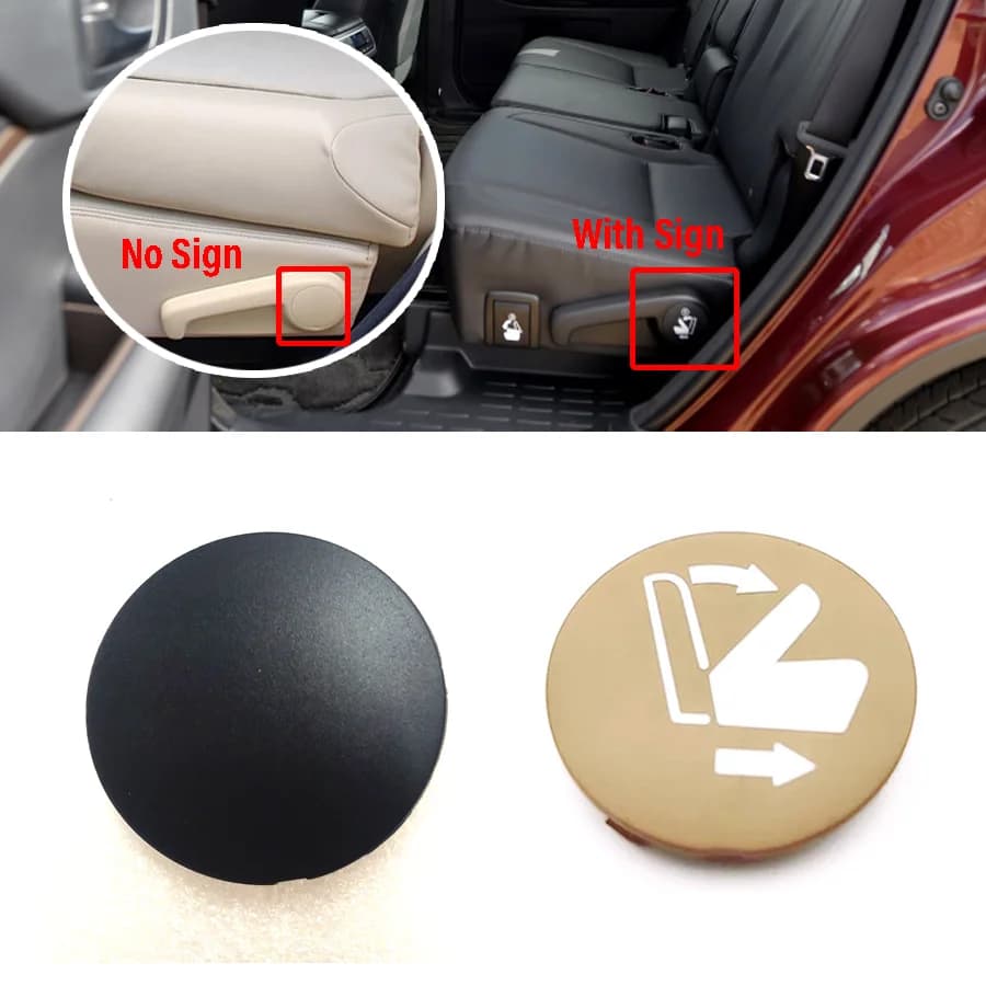 Copertura per Pulsante di Controllo Sedile Posteriore, Manopola di Regolazione per Toyota Highlander 2015-2021 71846-OE020-C0 71846-0E080-C0