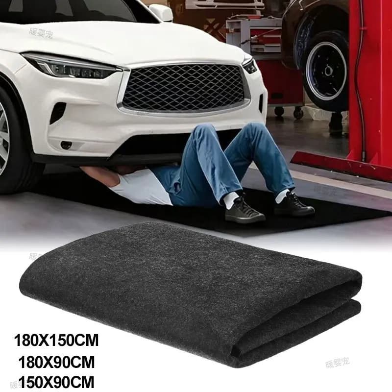 Car Repair Pad Mat Felt Floor Mat Garage Water-absorbent and Oil-proof Car Repair Mat Anti-slip Anti-spill Oil Mat Car Trunk Mat