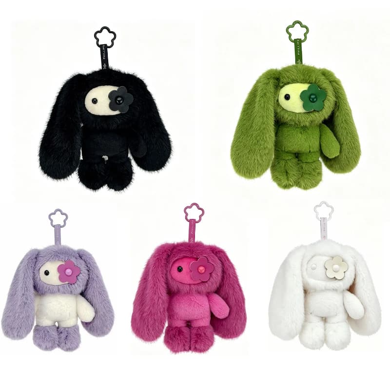 New Juju Doll Series: Cute Rabbit Juju Flower Plush Doll Claw Machine Blind Box Doll Stuffed Toy Anime Plush