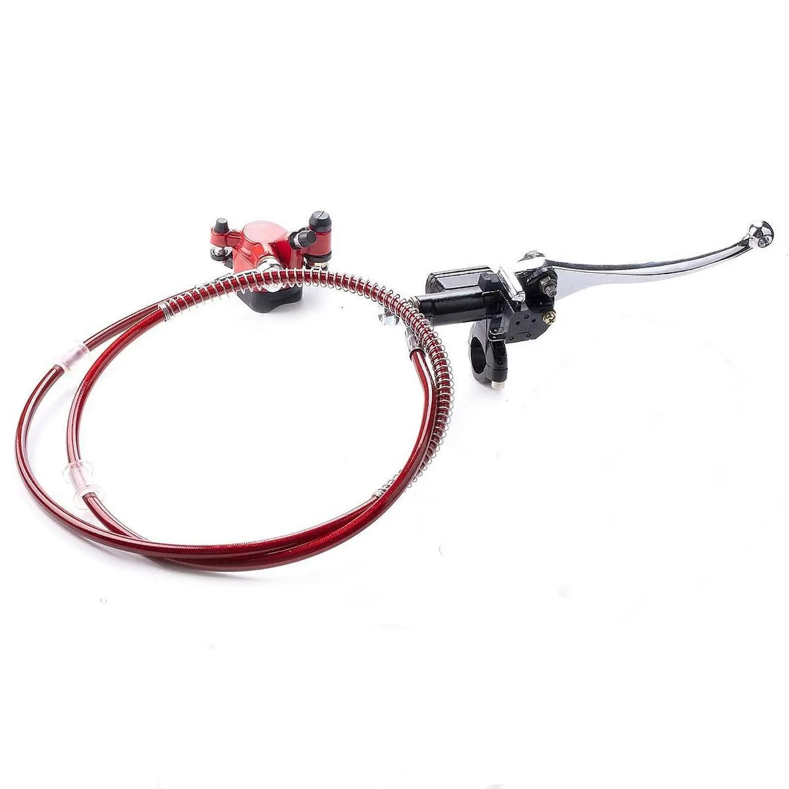 Kit Universale di Freno a Disco Idraulico con Cilindro e Pinza, Ricambio Affidabile per Freno a Mano di Mini Moto 49CC