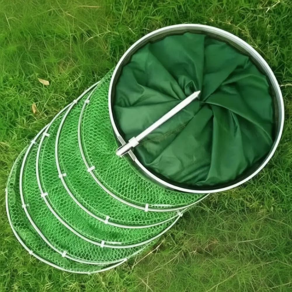 Portable Foldable Fish Keepnet Nylon Mesh Bag Quick Dry Durable Protective Container Equipment For Outdoor Freshwater Fishing