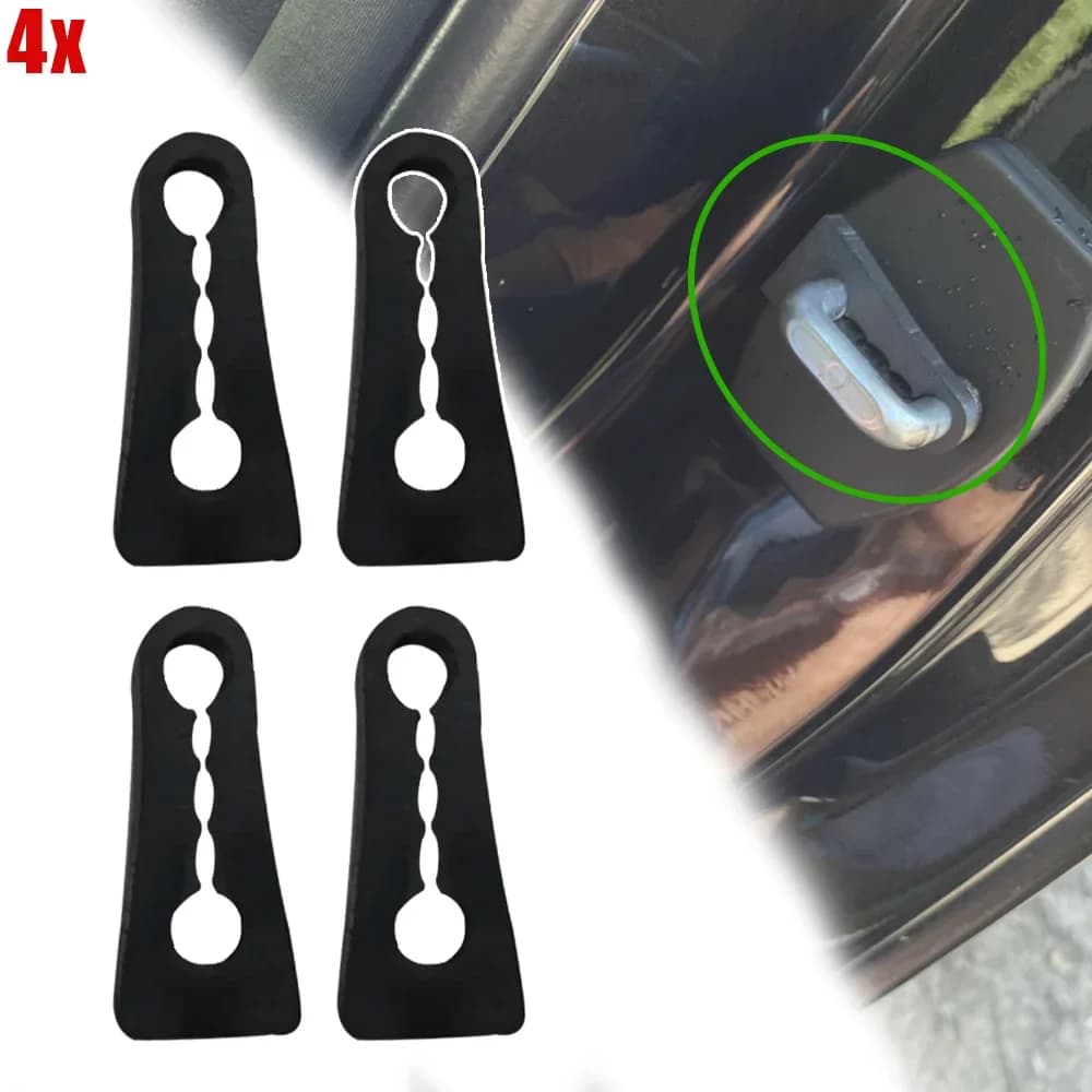 2/4 Pezzi Cuscinetti Ammortizzanti per Portiere Auto, Modifica Universale per Chiusura Silenziosa e Assorbimento Urti, Cuscinetti Universali Antiurto