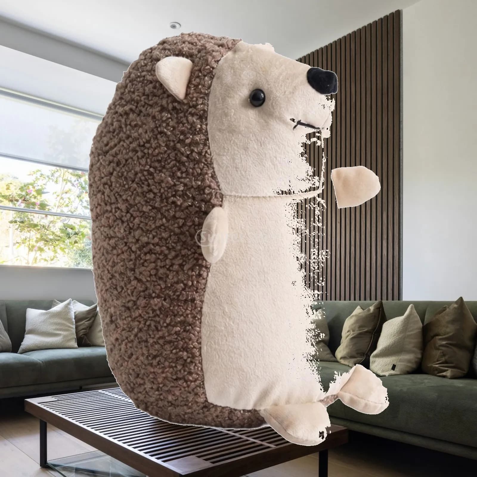 Cute Door Stopper Weighted Interior Doorstop Hedgehog Cartoon Decorative Door Stop for Living Room Office Bedroom Dining Room