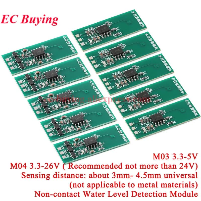 10 pz/1 pz Livello Liquido Senza contatto M03 M04 Modulo di Rilevamento del Livello Dell'acqua Sensore Touch Switch Sensore