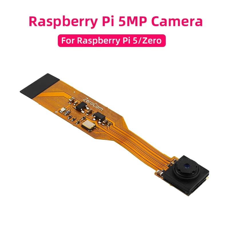 Modulo telecamera Raspberry Pi 5 / Zero 5MP 1080P OV5647 Interfaccia CSI a 22 pin per RPI 5 / Zero / 2 W