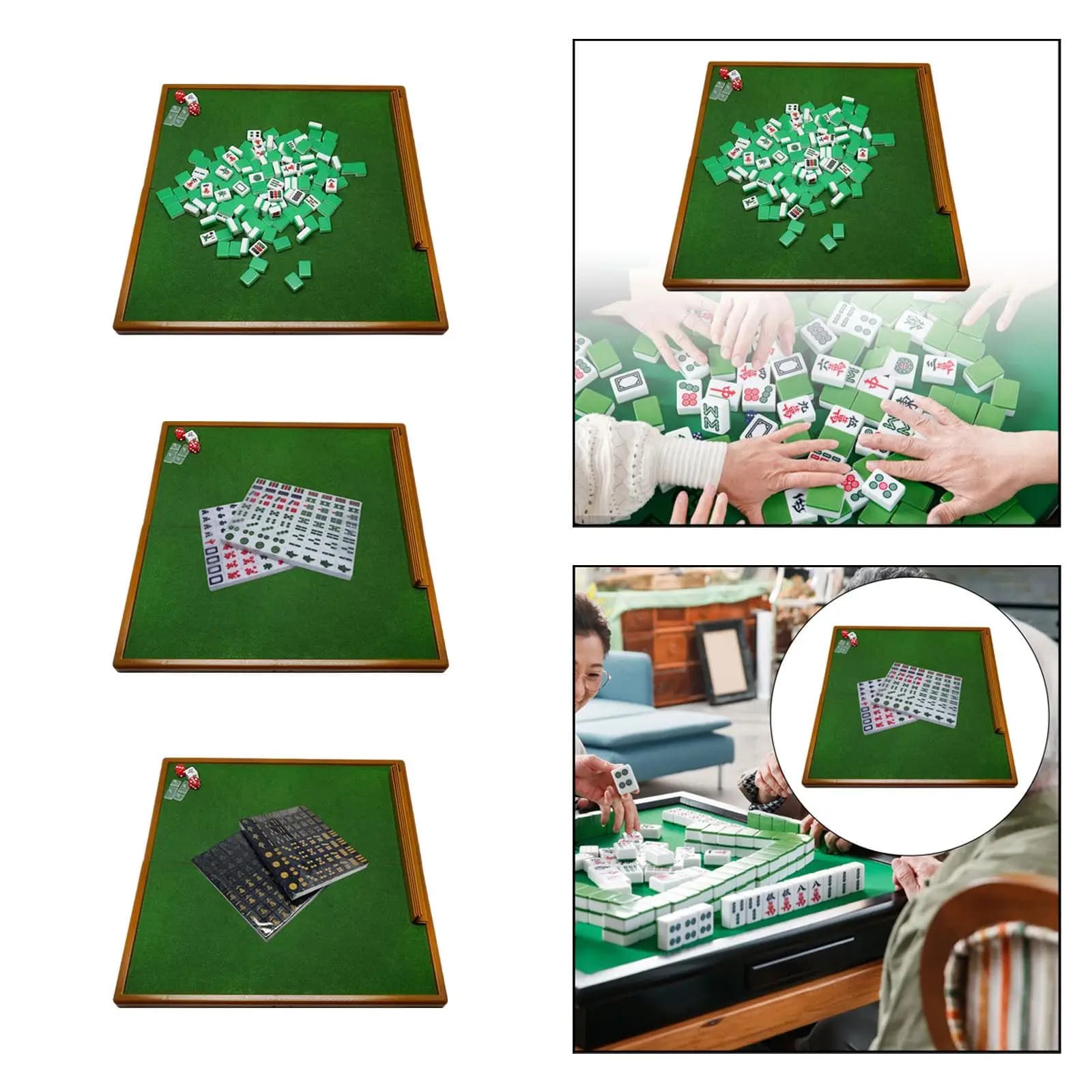 144 piastrelle Mahjong versione cinese gioco da tavolo gioco per il tempo libero cinese